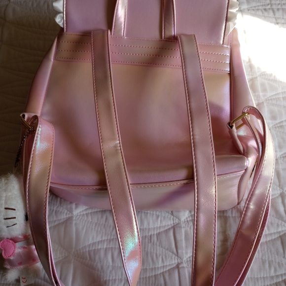 Hello Kitty Pink Mini Backpack Featuring My Melody, Kuromi & Hello Kitty Bundle. - Picture 7 of 8